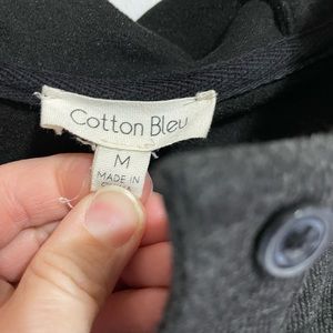 Heathered grey hoodie